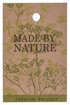 Papieranhänger "Made by Nature", AC 4901