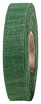Stoffband Leinen, grün, 25 mm, BA1100
