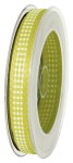 Stoffband 'Vichy' (Karo) hellgrün, 8mm, 9648008, Farbe 53, BA5102