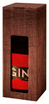 Faltschachtel Spirit Wood, Holzoptik, 1er, für kleine Flaschen, FS 1301