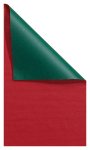 Geschenkpapier rot/grün, Secarérollen 50cm, 100m, rot/grün,N60019