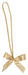 Fertigschleife gold, 15mm, mit Elastikband lang 40cm, SCH6006