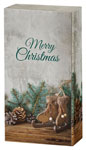 Geschenkkarton Schlittschuhe, aufgedrucktes Weihnachtsmotiv, 2er, WK 32540