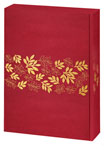 3er Geschenkkarton Lino Eleganz rot , WK 33461